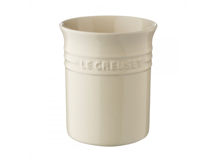 Le Creuset Емкость для лопаток 15 cм, бежевая Creme | https://grandposuda.com.ua