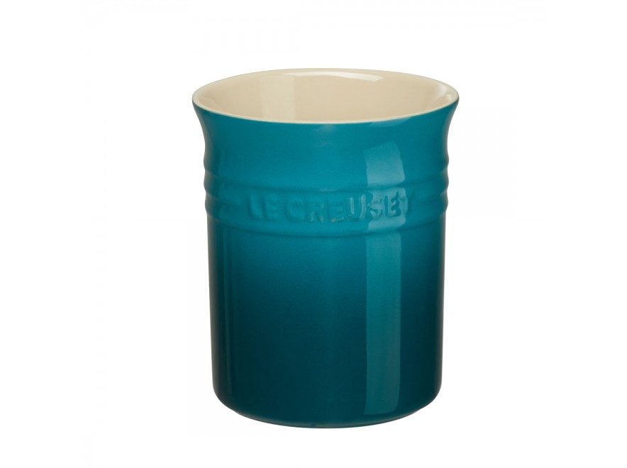 Le Creuset Емкость для лопаток 15 cм, бирюзовая Deep Teal | https://grandposuda.com.ua