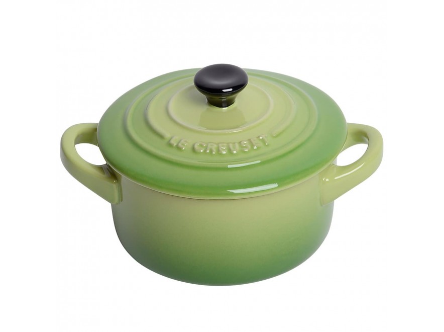 Le Creuset Мини-кокотница с крышкой 10 см, зеленая Palm Le Creuset Мини-кокотница с крышкой 10 см, зеленая Palm | https://grandposuda.com.ua