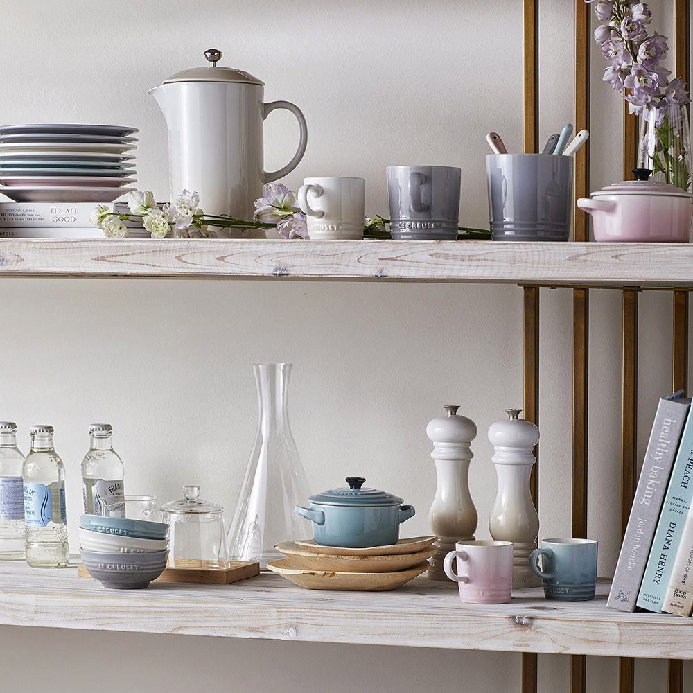 Le Creuset Набір кухлів для еспресо 4 предмети 100 мл Різнокольоровий Calm | https://grandposuda.com.ua
