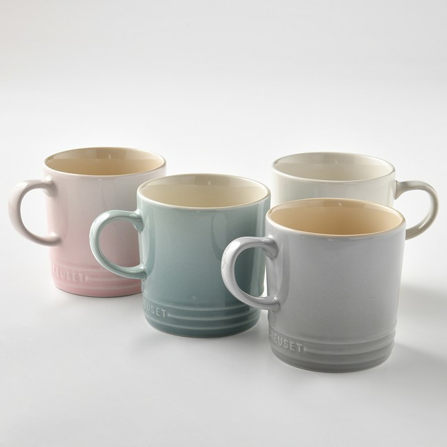 Le Creuset Набор кружек 4 предмета 350 мл разноцветный Calm | https://grandposuda.com.ua