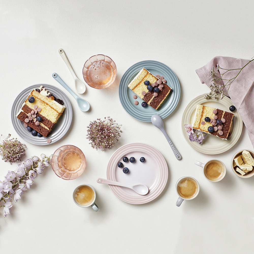 Le Creuset Набор десертных тарелок 4 предмета 17,2 см Calm | https://grandposuda.com.ua