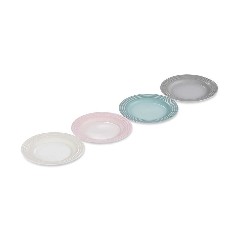Le Creuset Набор десертных тарелок 4 предмета 17,2 см Calm | https://grandposuda.com.ua