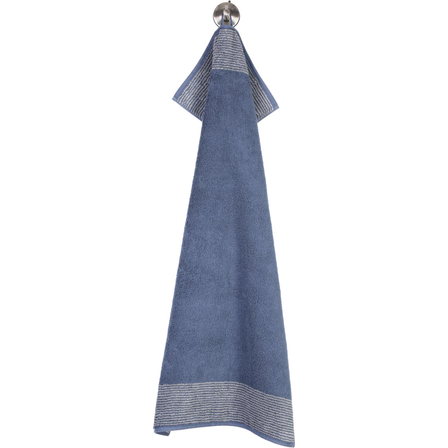 Полотенце для рук 50 х 100 см Night Blue Two-Tone Cawo | https://grandposuda.com.ua