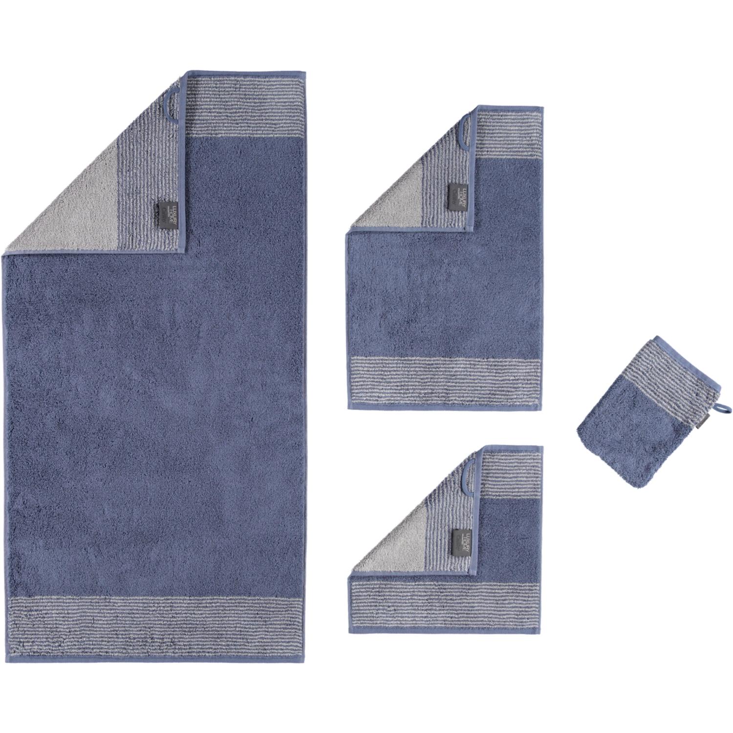 Полотенце для рук 50 х 100 см Night Blue Two-Tone Cawo | https://grandposuda.com.ua
