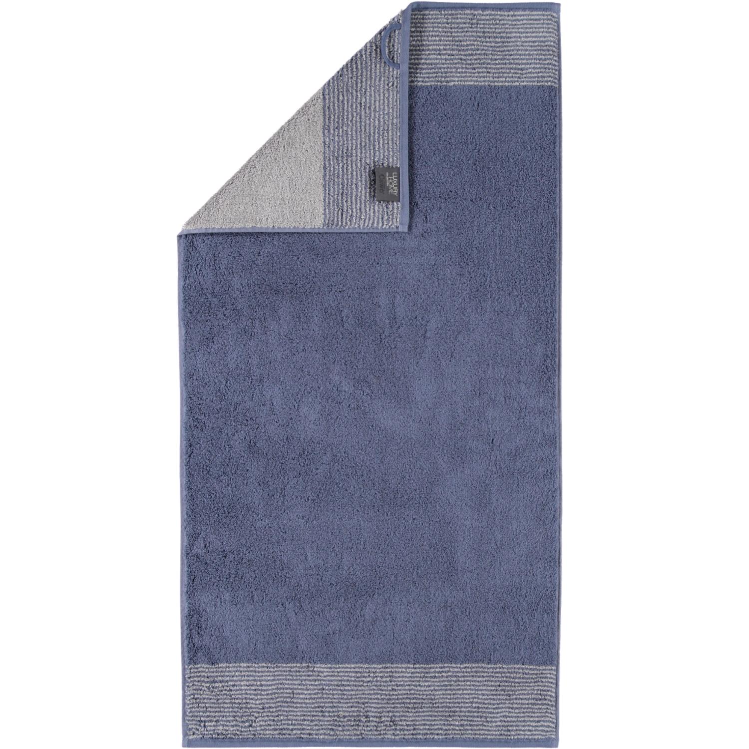 Полотенце для рук 50 х 100 см Night Blue Two-Tone Cawo | https://grandposuda.com.ua