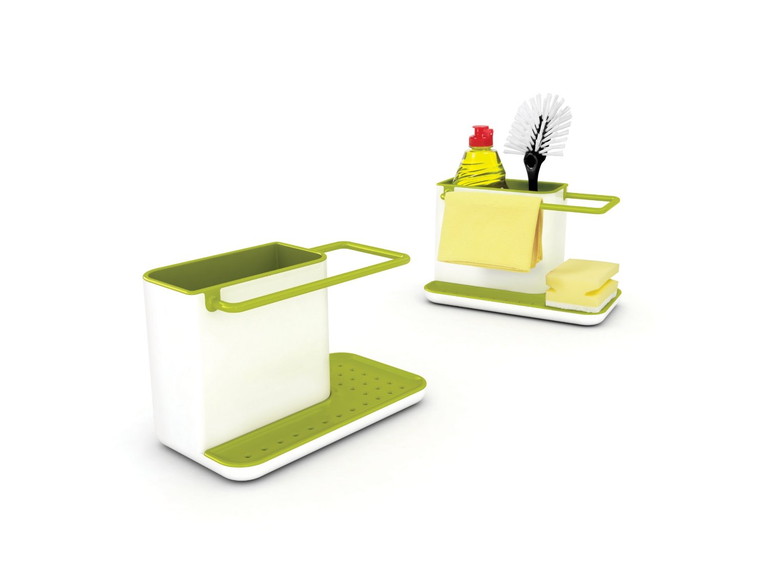 Joseph Joseph Органайзер для раковины бело-зеленый Caddy Sink Tidy | https://grandposuda.com.ua