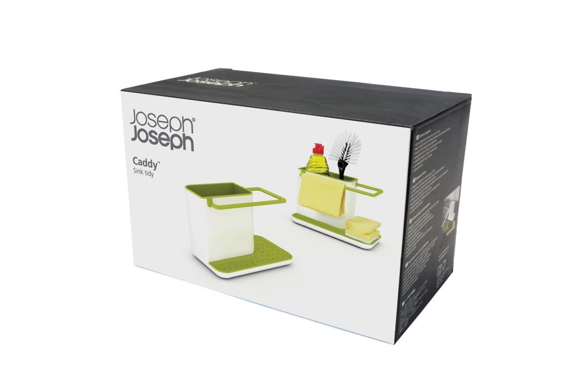 Joseph Joseph Органайзер для раковины бело-зеленый Caddy Sink Tidy | https://grandposuda.com.ua