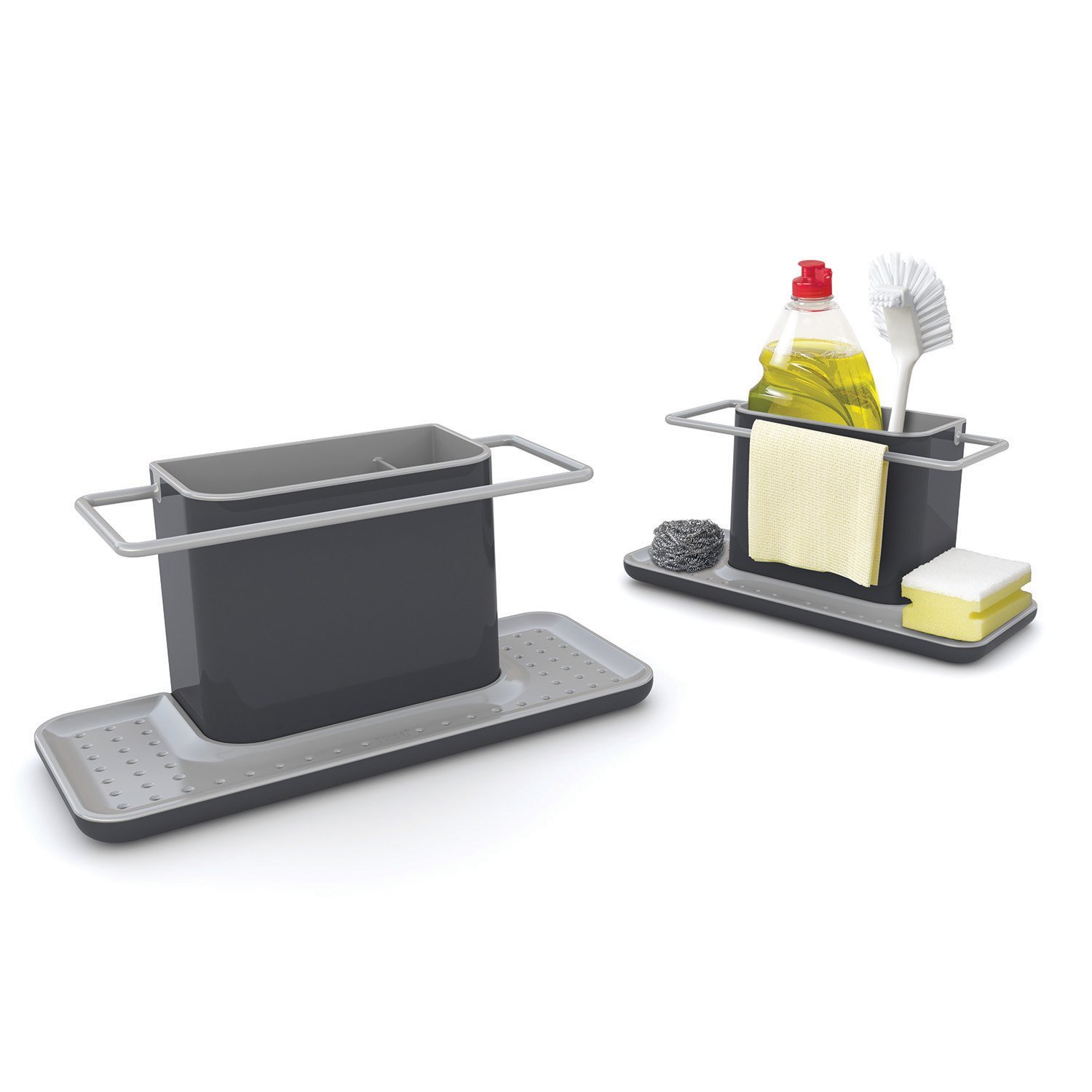 Joseph Joseph Органайзер для раковини сірий Caddy Large Sink | https://grandposuda.com.ua