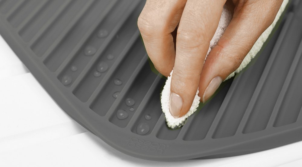 Joseph Joseph Сушилка для посуды большая серая Flume Folding Draining Mat | https://grandposuda.com.ua