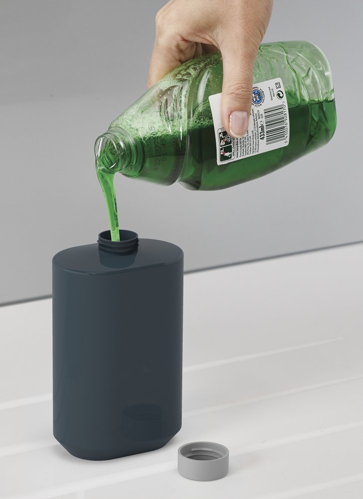 Joseph Joseph Органайзер для раковины с дозатором для мыла серый SinkBase Sink Tidy Set | https://grandposuda.com.ua