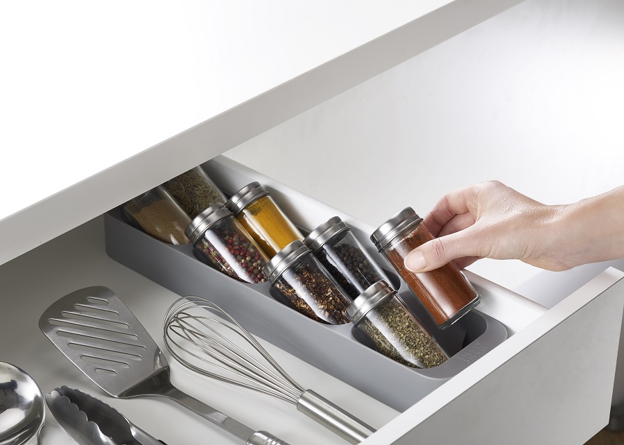 Joseph Joseph Органайзер для спецій сірий Drawer Store | https://grandposuda.com.ua