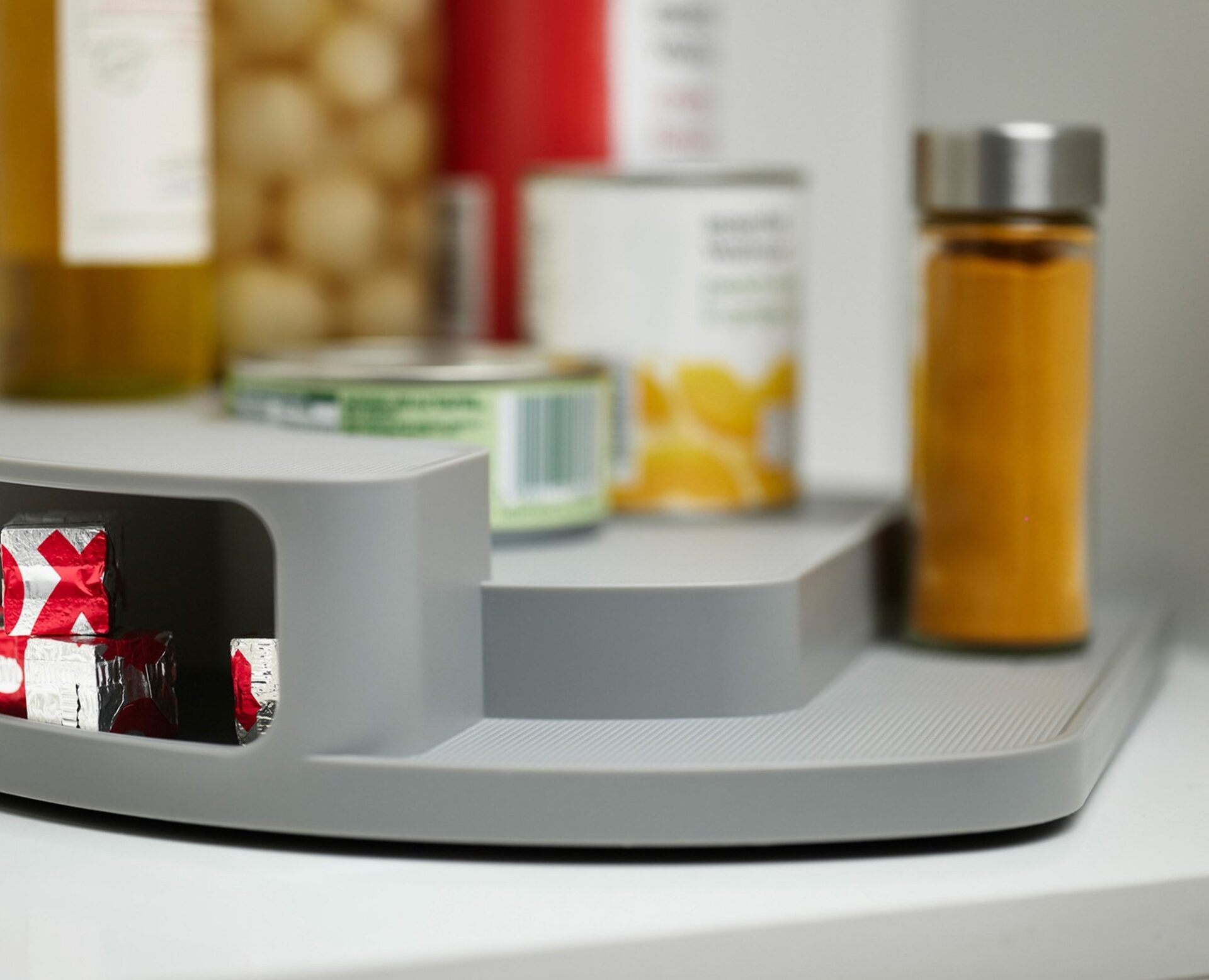 Joseph Joseph Органайзер обертається сірий CupboardStore | https://grandposuda.com.ua