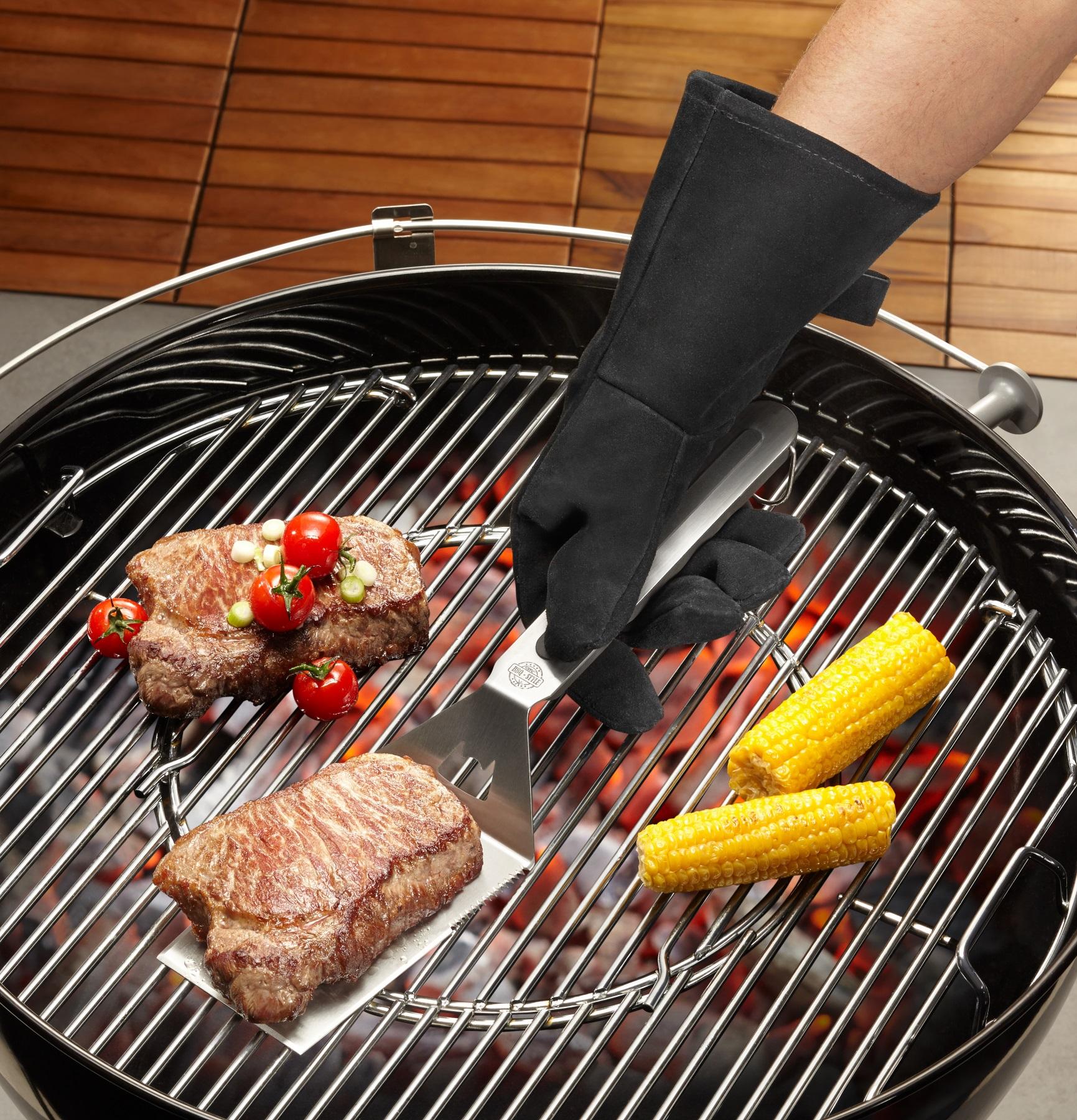 Gefu Перчатки для барбекю замшевые BBQ | https://grandposuda.com.ua