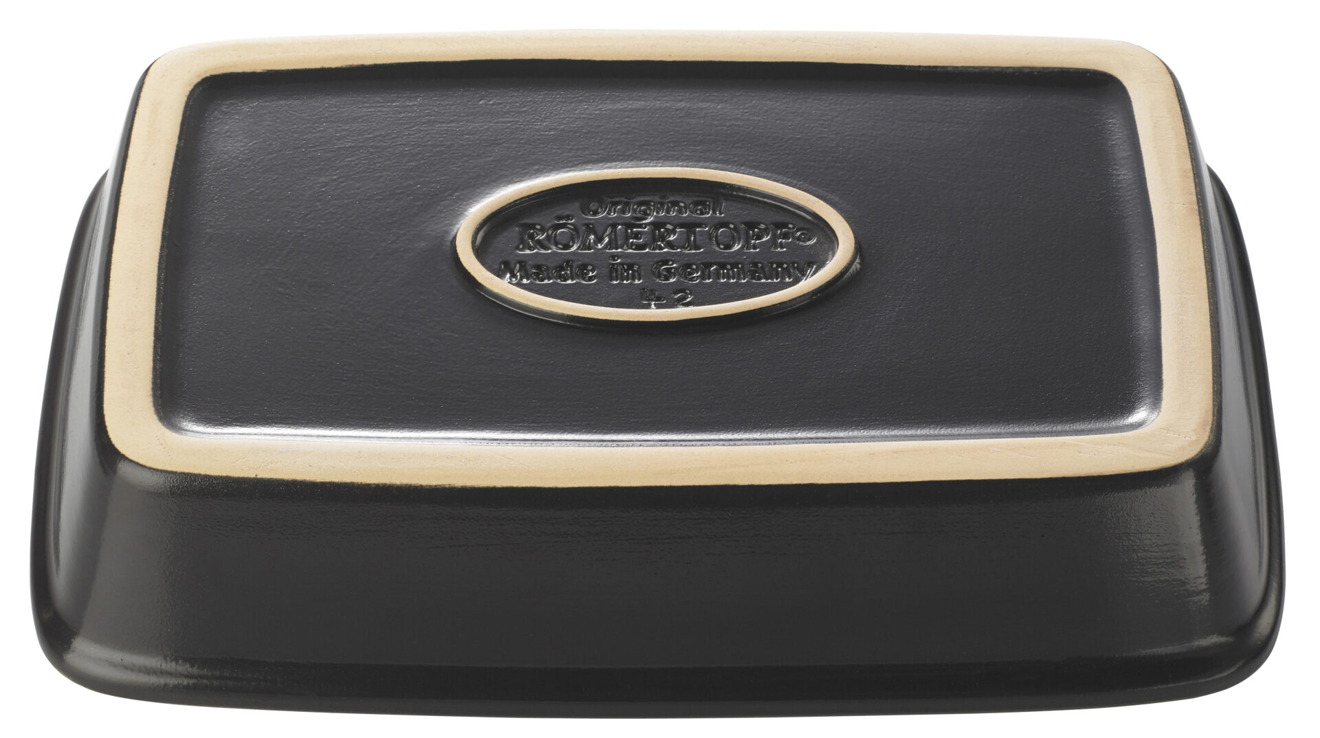 Römertopf Деко для гриля великий, 33,2 x 21,1 x 6,5 см, чорний, BLACK EDITION | https://grandposuda.com.ua