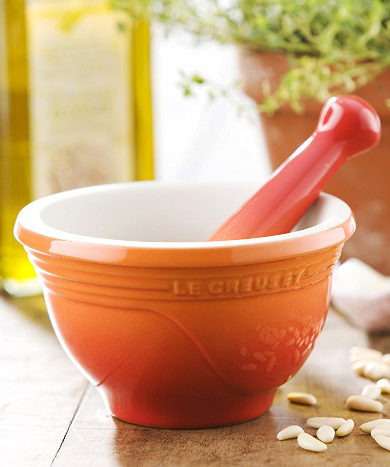 Le Creuset Ступка с пестиком 0,3 л, оранжевая | https://grandposuda.com.ua