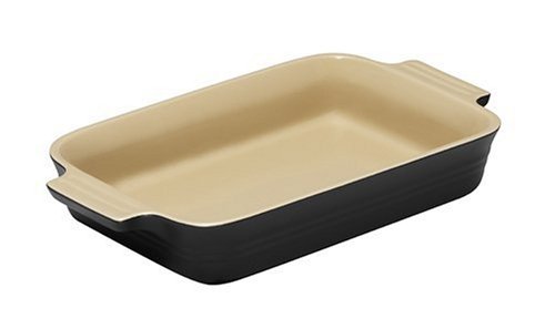Le Creuset Блюдо прямоугольное 26 см, черный | https://grandposuda.com.ua
