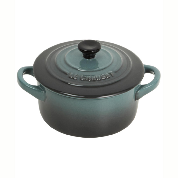 Le Creuset Міні-каструля / жаровня з кришкою 10 см, океан | https://grandposuda.com.ua