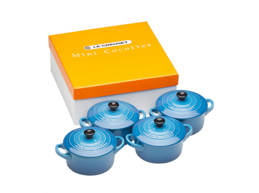 Le Creuset Набір міні-каструль / жаровень 10 см 4 предмета, Marseille | https://grandposuda.com.ua