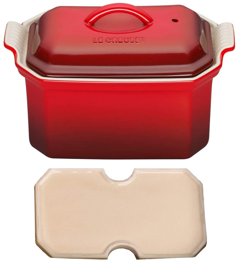 Le Creuset Форма приготовления для паштета 20,6 x 13,4 см, вишневый | https://grandposuda.com.ua