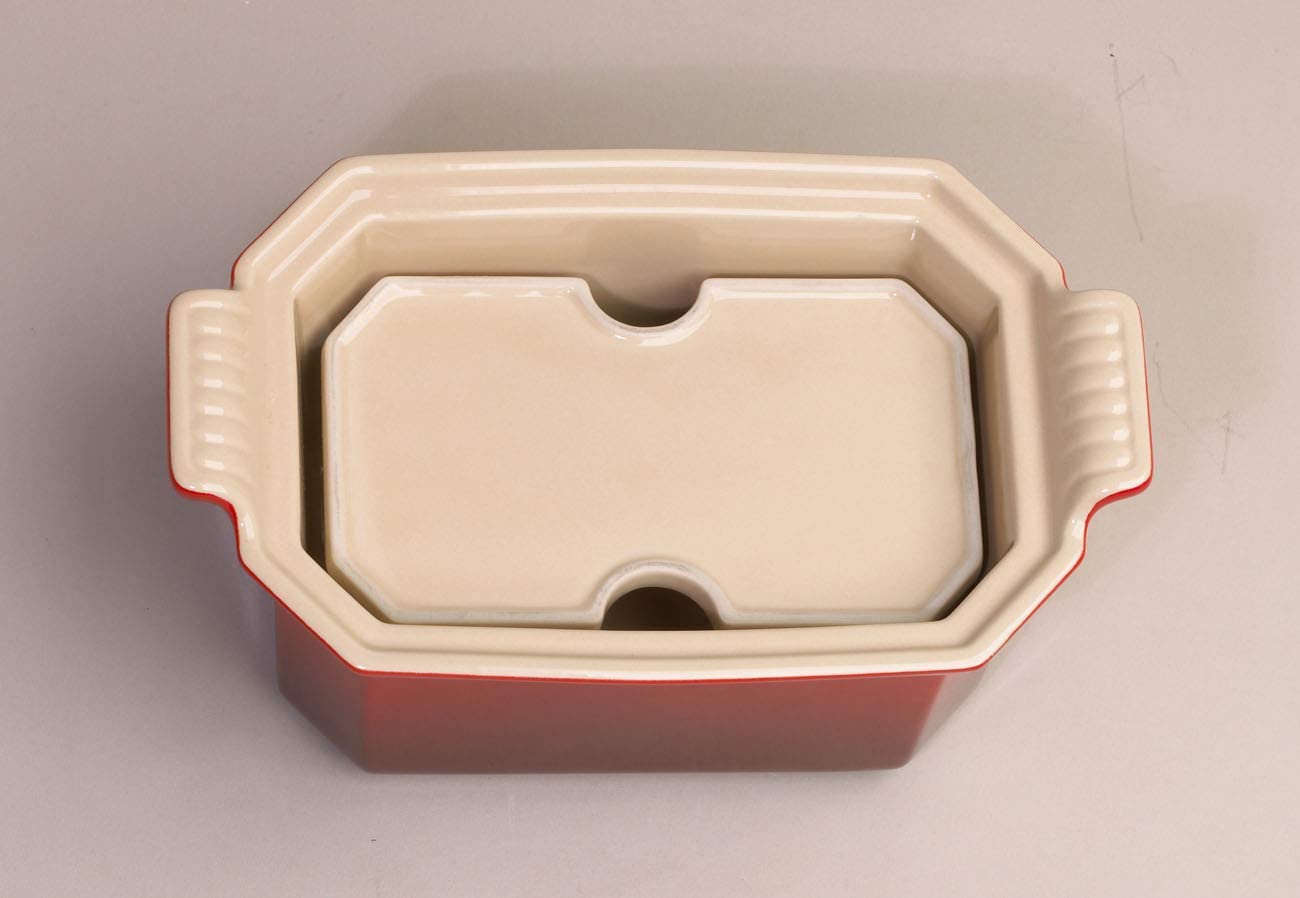 Le Creuset Форма приготовления для паштета 20,6 x 13,4 см, вишневый | https://grandposuda.com.ua