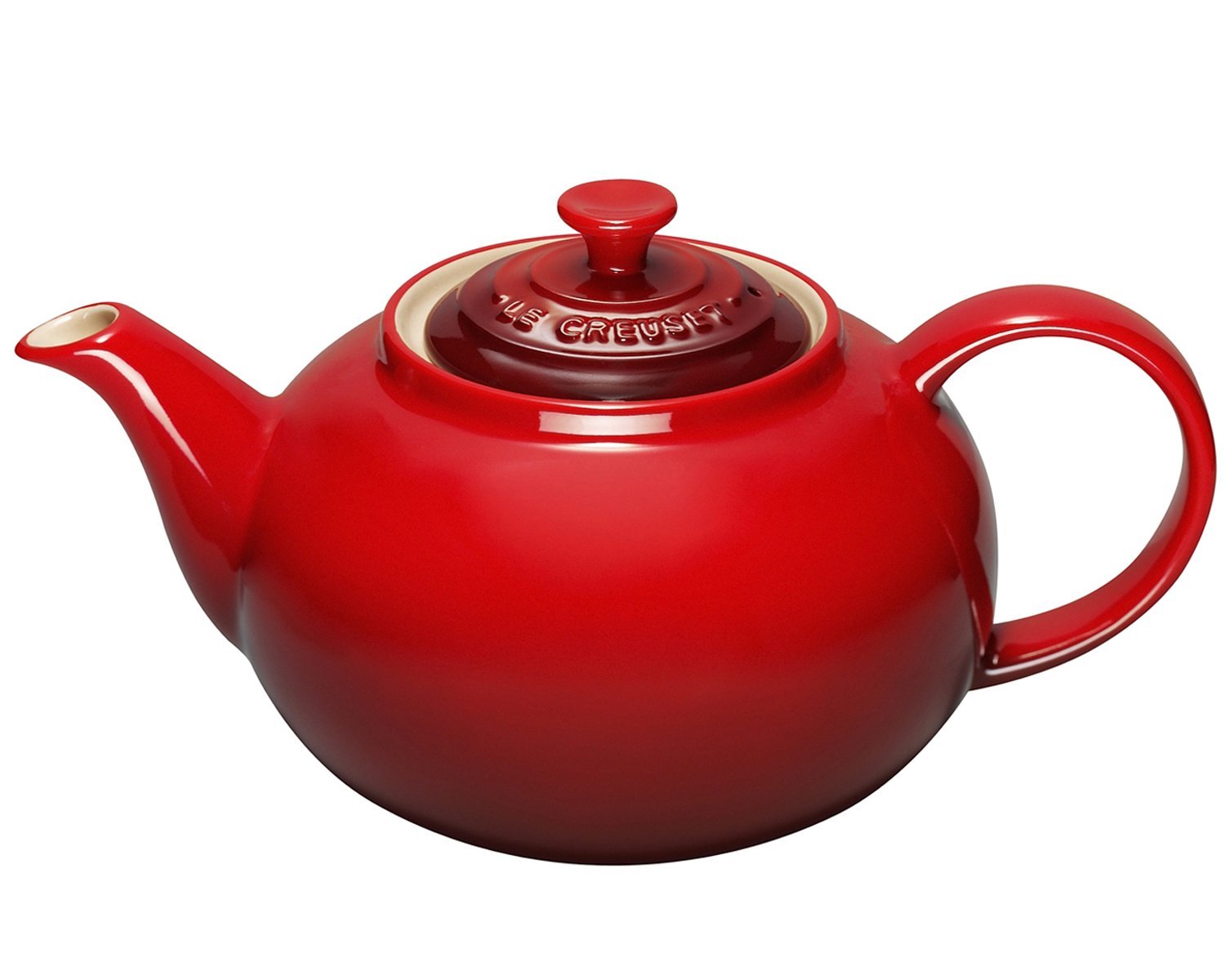 Le Creuset Заварочный чайник классический 1,3 л, вишневый | https://grandposuda.com.ua