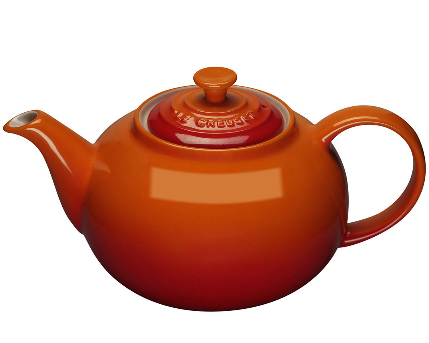 Le Creuset Заварочный чайник классический 1,3 л, оранжевый | https://grandposuda.com.ua