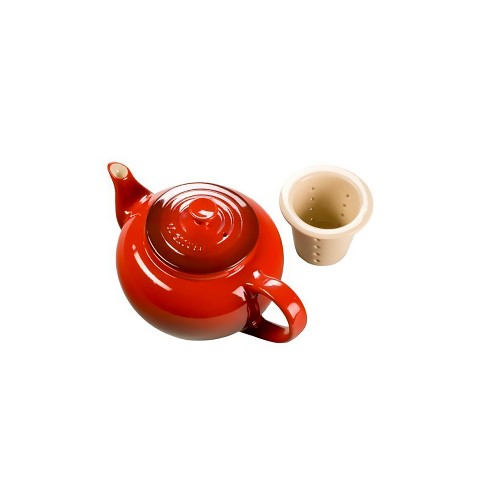 Le Creuset Чайник для заварювання 0,6 л Помаранчевий Flame | https://grandposuda.com.ua