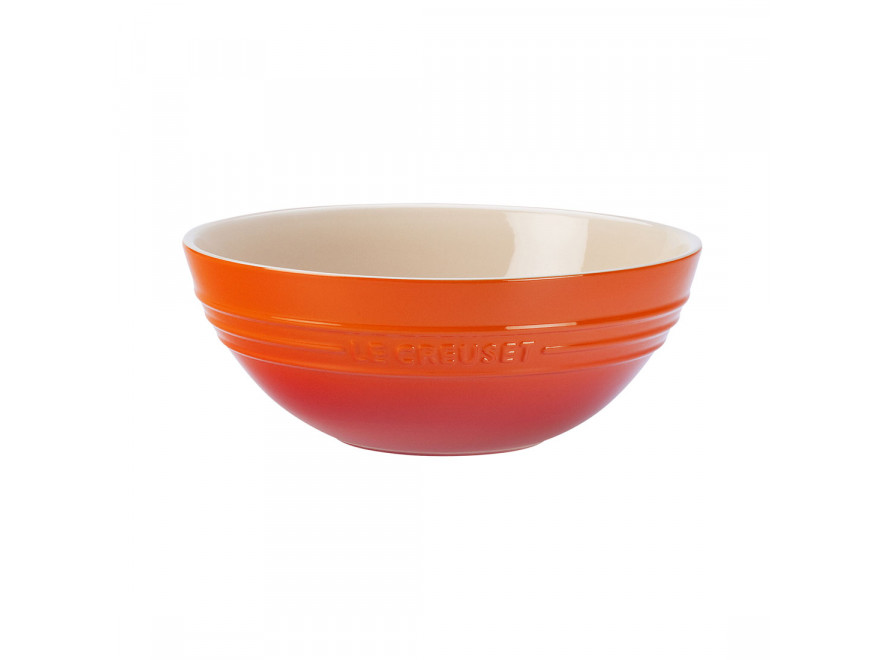 Le Creuset Миска 20 см, оранжевая | https://grandposuda.com.ua
