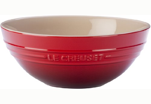 Le Creuset Салатница 25 см, вишневая | https://grandposuda.com.ua