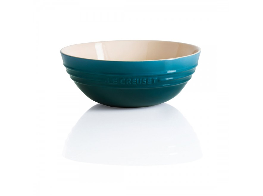 Le Creuset Піала 25 см, бірюзова Deep Teal | https://grandposuda.com.ua