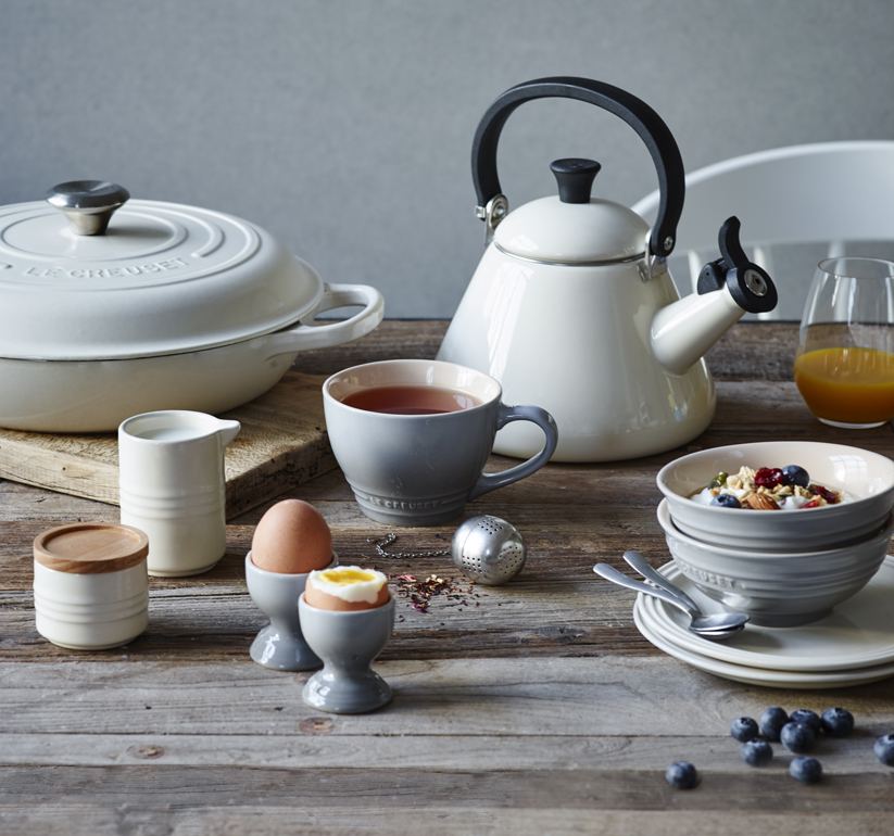 Le Creuset Сахарница с деревянной крышкой 80 мл, Marseille | https://grandposuda.com.ua
