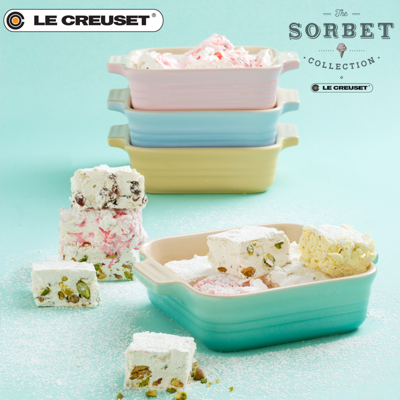 Le Creuset Набір форм для запікання 13 см 4 предмета Sorbet Limited Edition | https://grandposuda.com.ua
