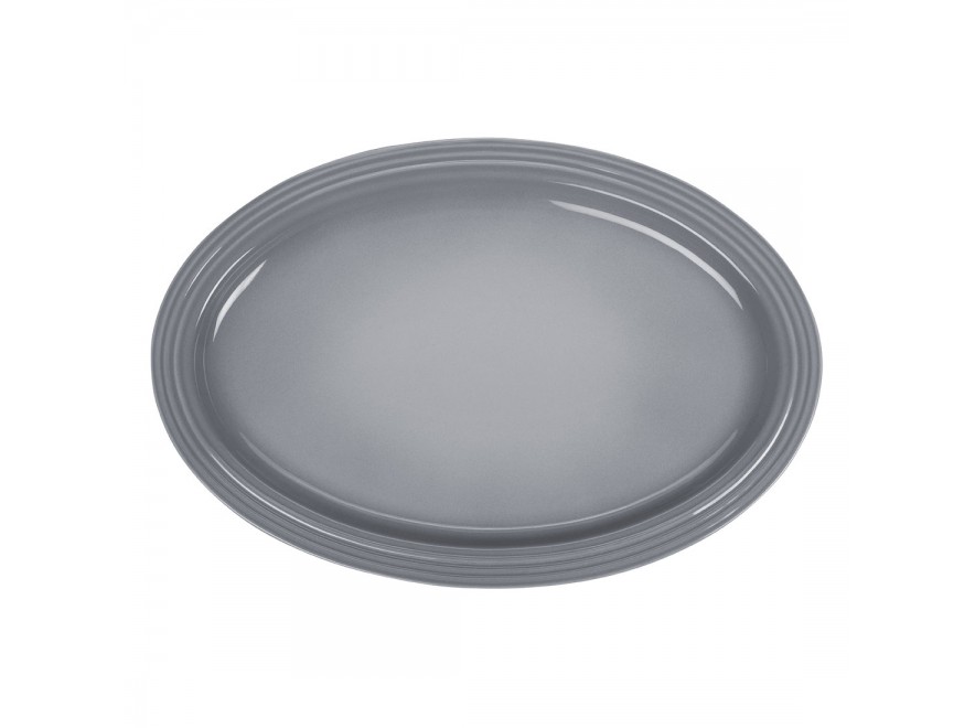 Le Creuset Блюдо сервировочное овальное 46 см, серое Perlgrau Le Creuset Блюдо сервировочное овальное 46 см, серое Perlgrau | https://grandposuda.com.ua