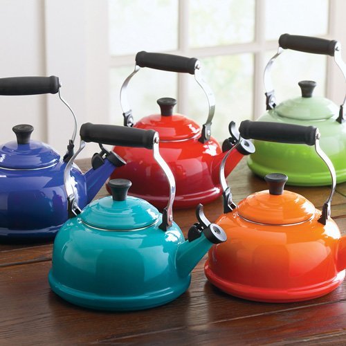 Le Creuset Конический Чайник 1,6 л, синий | https://grandposuda.com.ua