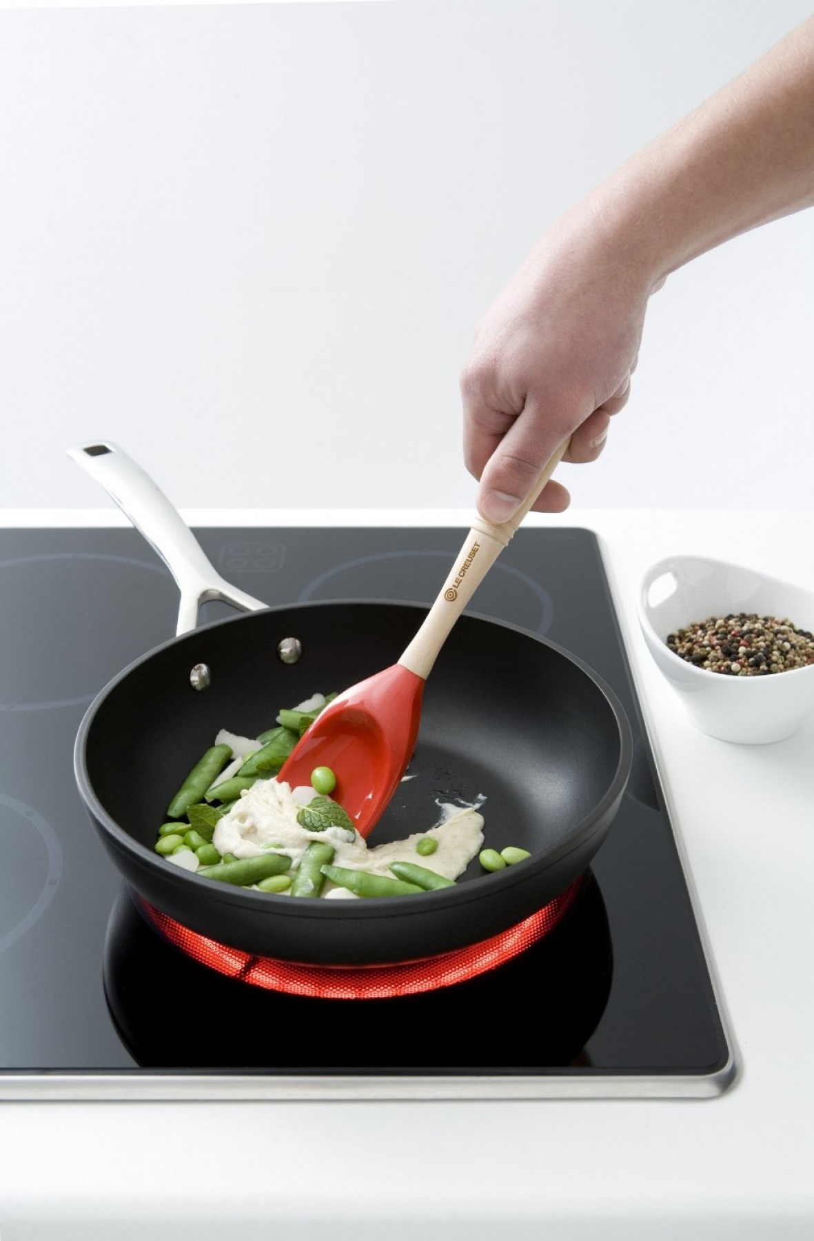 Le Creuset Лопатка-ложка, вулканічний | https://grandposuda.com.ua