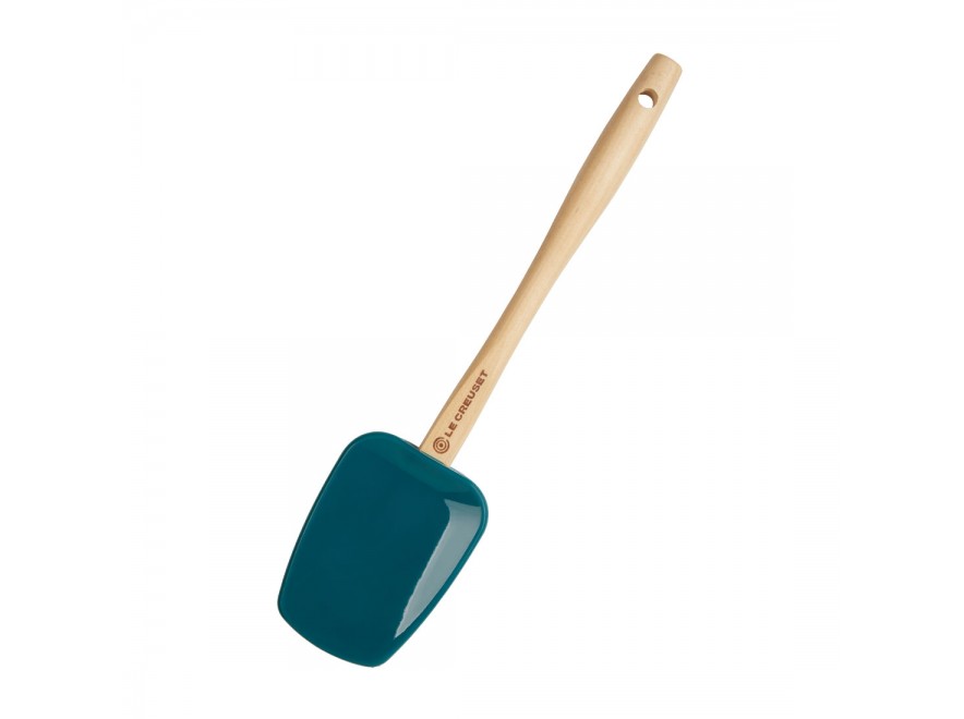 Le Creuset Лопатка большая «Классика», бирюзовая Deep Teal | https://grandposuda.com.ua