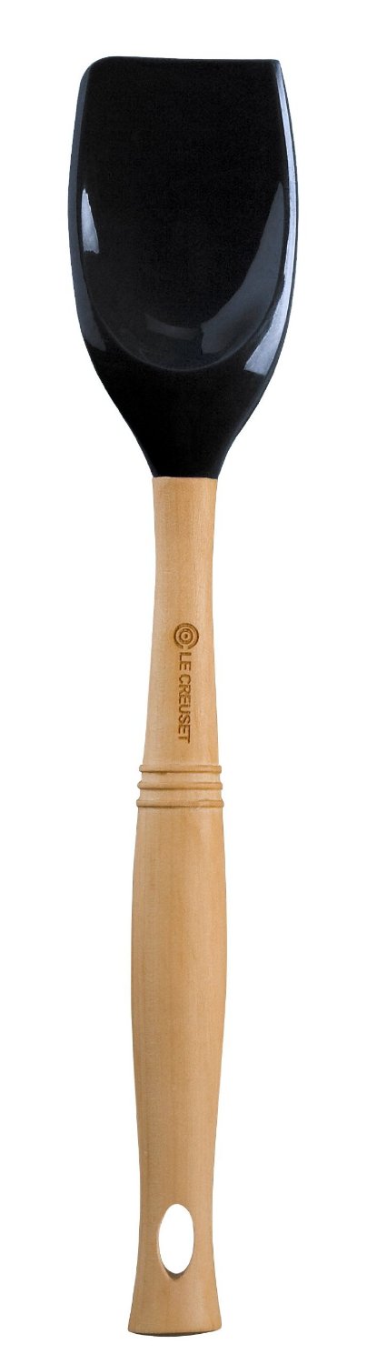Le Creuset Лопатка-ложка, черный | https://grandposuda.com.ua