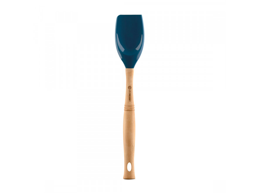 Le Creuset Лопатка-ложка, Deep Teal Premium | https://grandposuda.com.ua