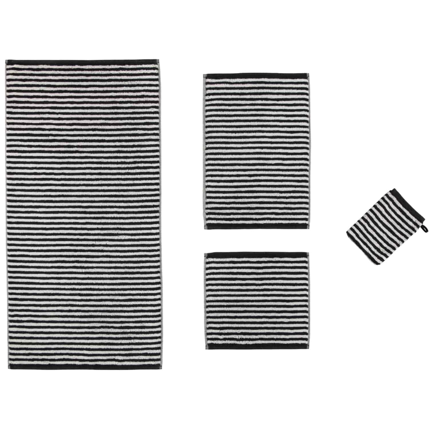 Рушник 30 х 30 см Black Campus Ringel Cawo | https://grandposuda.com.ua