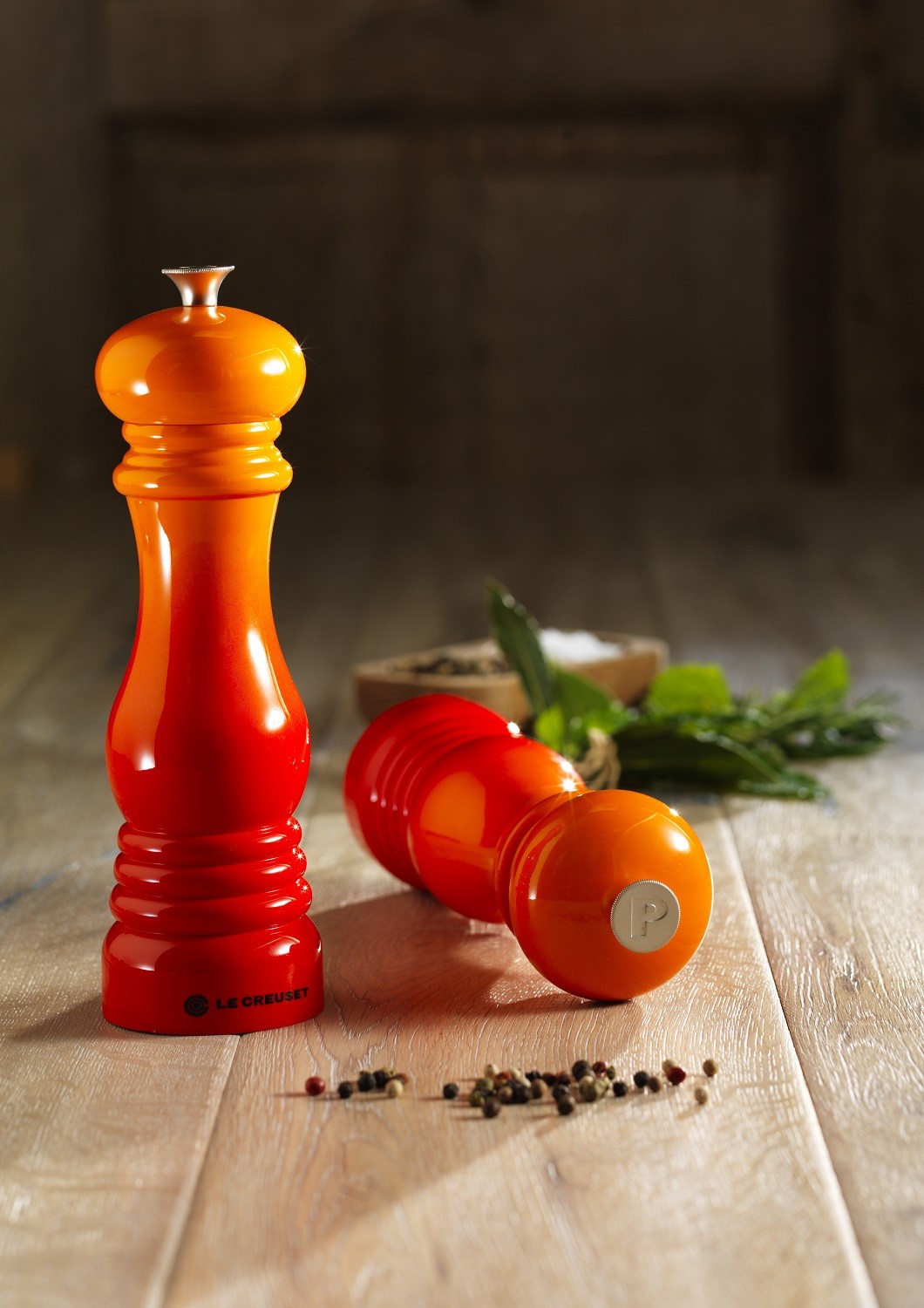 Le Creuset Млин для солі / перцю набір 2 предмета Citrus | https://grandposuda.com.ua
