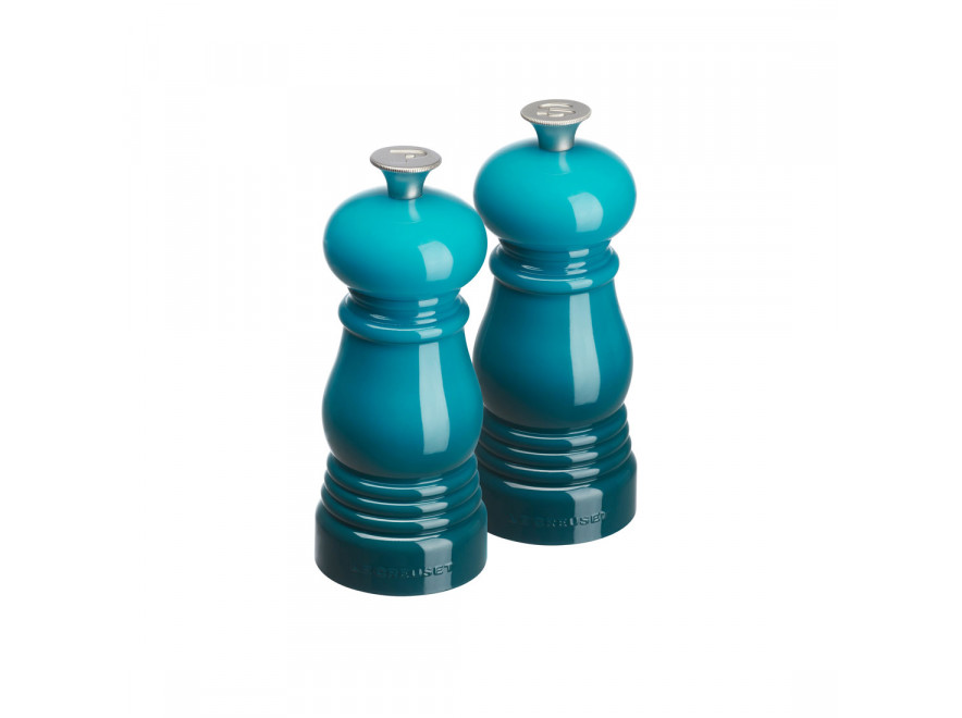 Le Creuset Млин для солі / перцю набір 2 предмета Deep Teal Le Creuset Млин для солі / перцю набір 2 предмета Deep Teal | https://grandposuda.com.ua