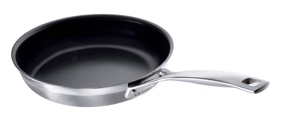Le Creuset Сковорода с антипригарным покрытием 3Ply 24 см, черный Le Creuset Сковорода с антипригарным покрытием 3Ply 24 см, черный | https://grandposuda.com.ua
