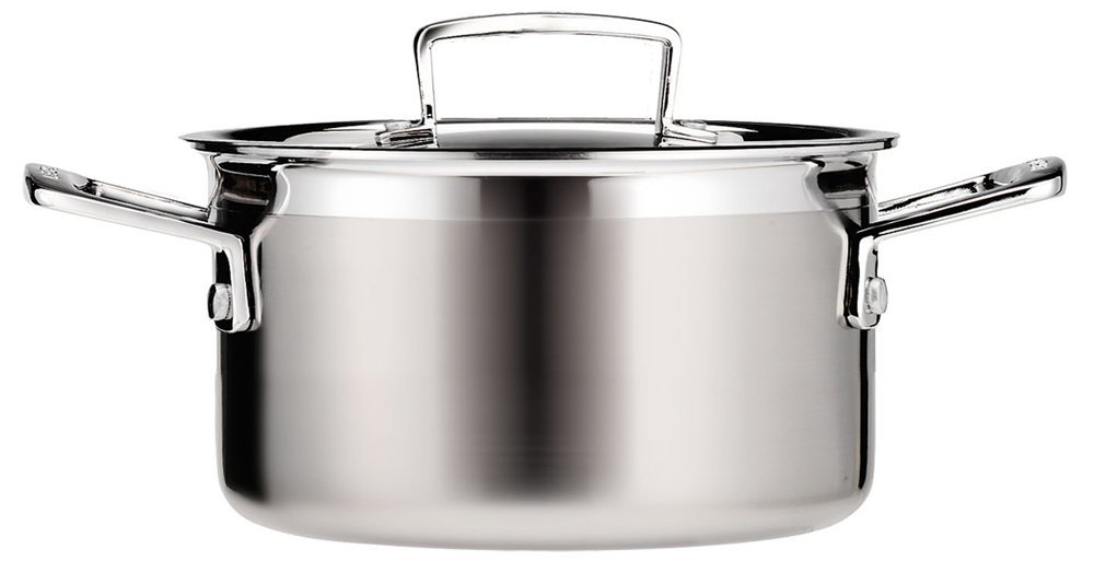 Le Creuset Кастрюля 3Ply 18 см | https://grandposuda.com.ua