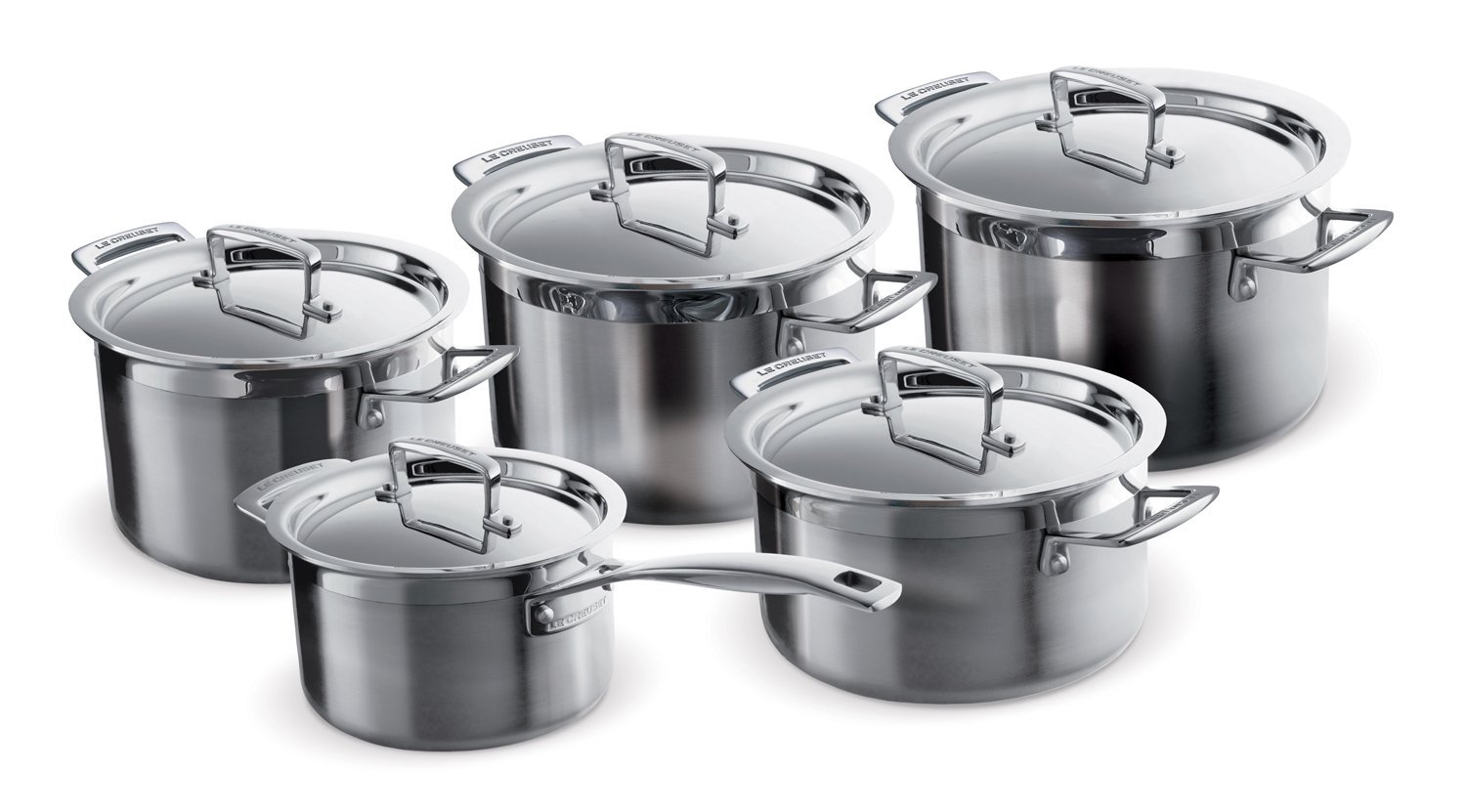 Le Creuset Набір каструль професійний серії 3 PLY, 5 предметів Le Creuset Набір каструль професійний серії 3 PLY, 5 предметів | https://grandposuda.com.ua