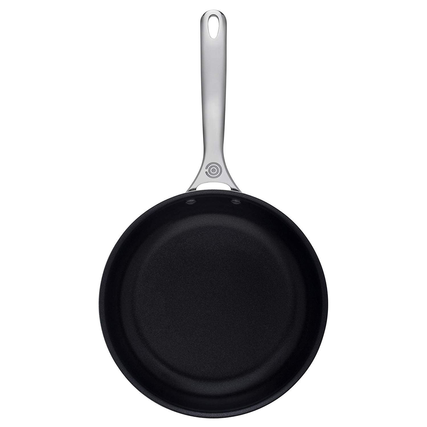 Le Creuset Сковорода 20 см с антипригарным покрытием черная 3-Ply Plus | https://grandposuda.com.ua