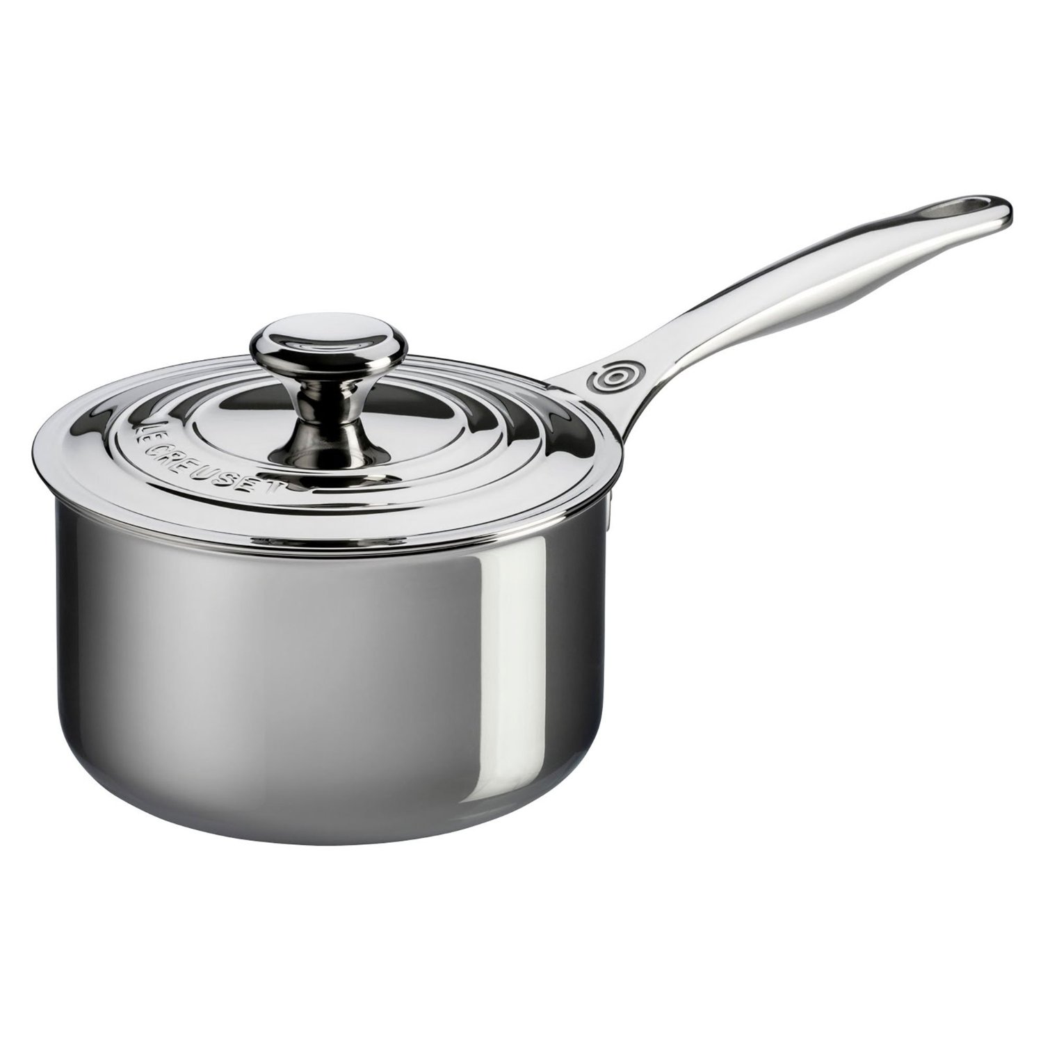Le Creuset Ковш с крышкой 16 см 3Ply Plus | https://grandposuda.com.ua