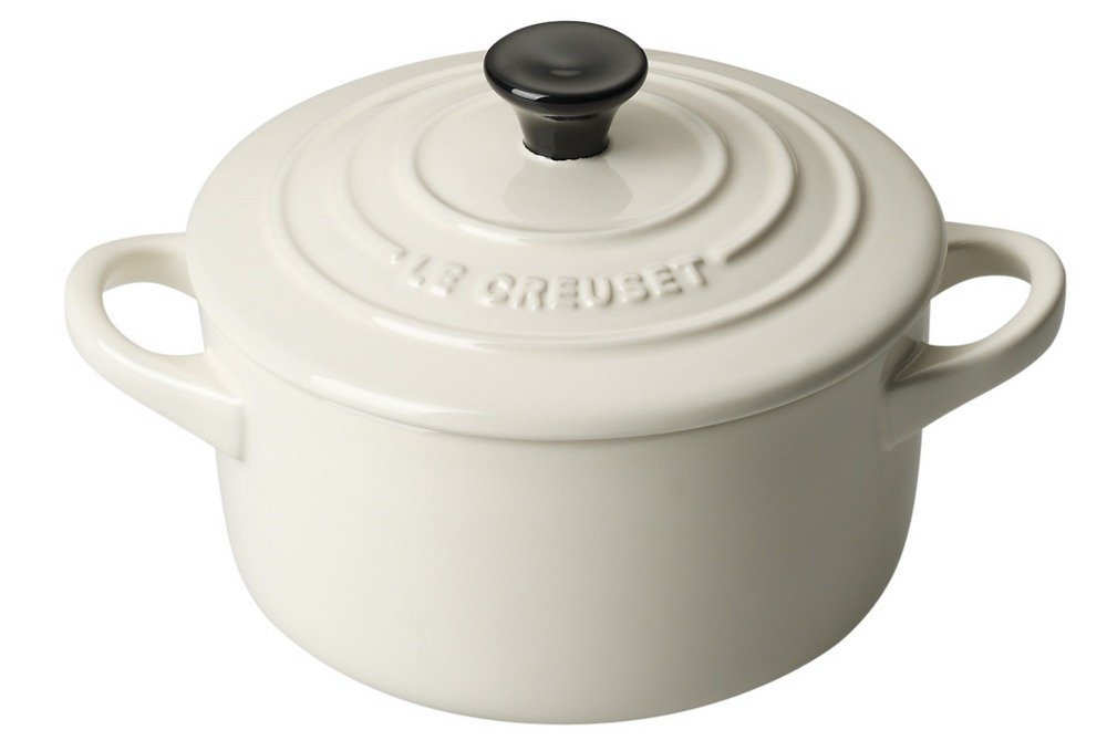 Le Creuset Міні-каструля / жаровня 10 см, бежевий | https://grandposuda.com.ua