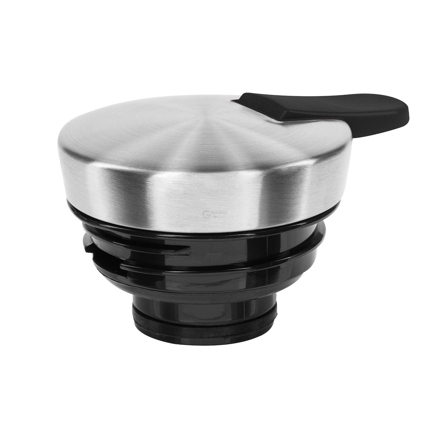 Термос-чайник 1 л чорний Soft Grip Emsa | https://grandposuda.com.ua