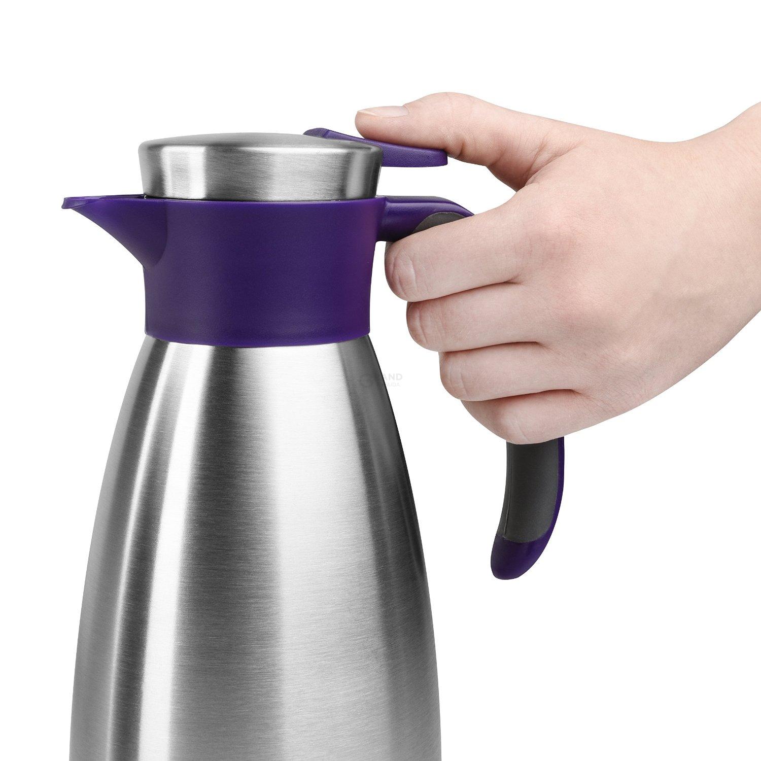 Термос-чайник 1 л ожина Soft Grip Emsa | https://grandposuda.com.ua